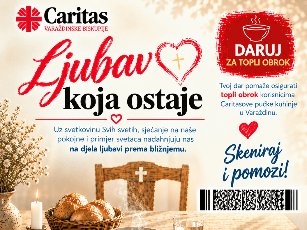 Caritas Varaždinske biskupije pokrenuo akciju „Ljubav koja ostaje”